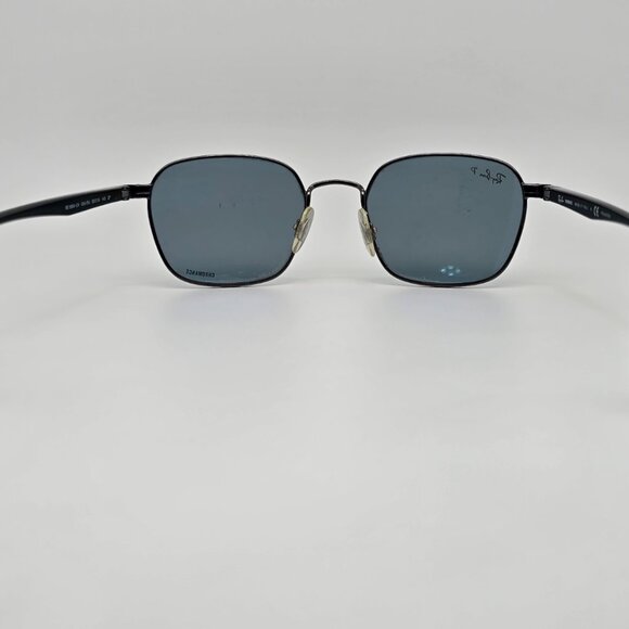 Ray-Ban RB3664-CH 004/BA Chromance Gunmetal Frame Polarized Blue Lens Sunglasses - Picture 5 of 16